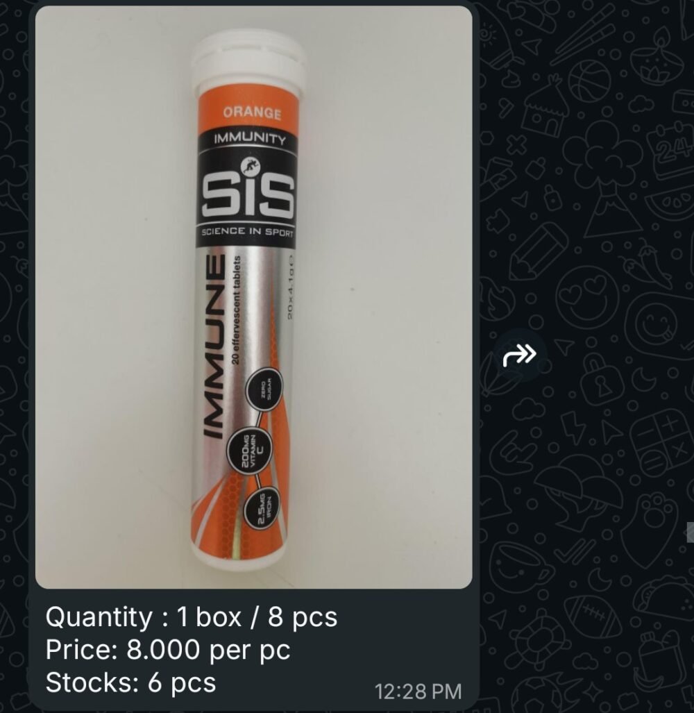 SIS – Immune Effervescent Tablets – Orange