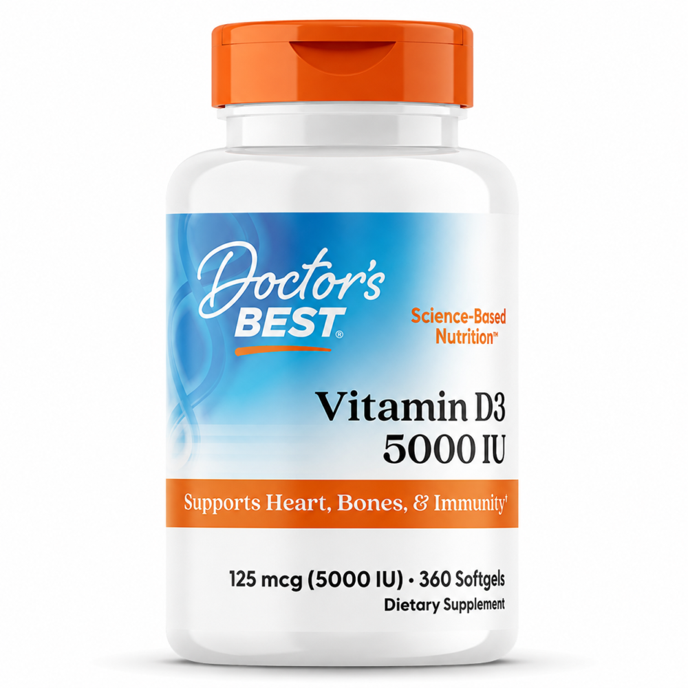 Doctor’s Best – Vitamin D3 5000 IU